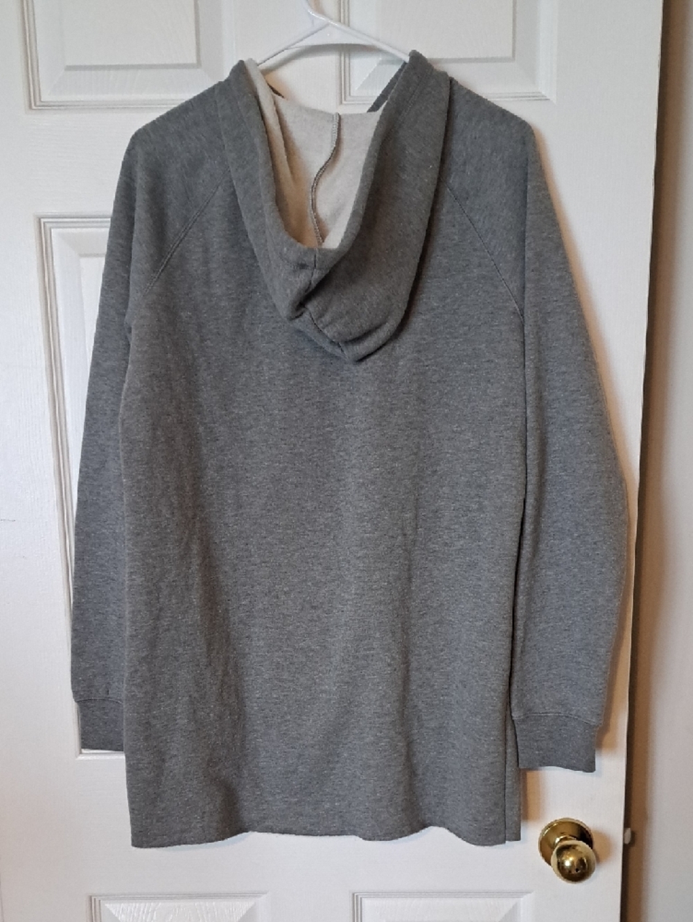 Brunette The Label "BLONDE" Gray Hooded Sweatshirt Dress - Picture 6 of 6